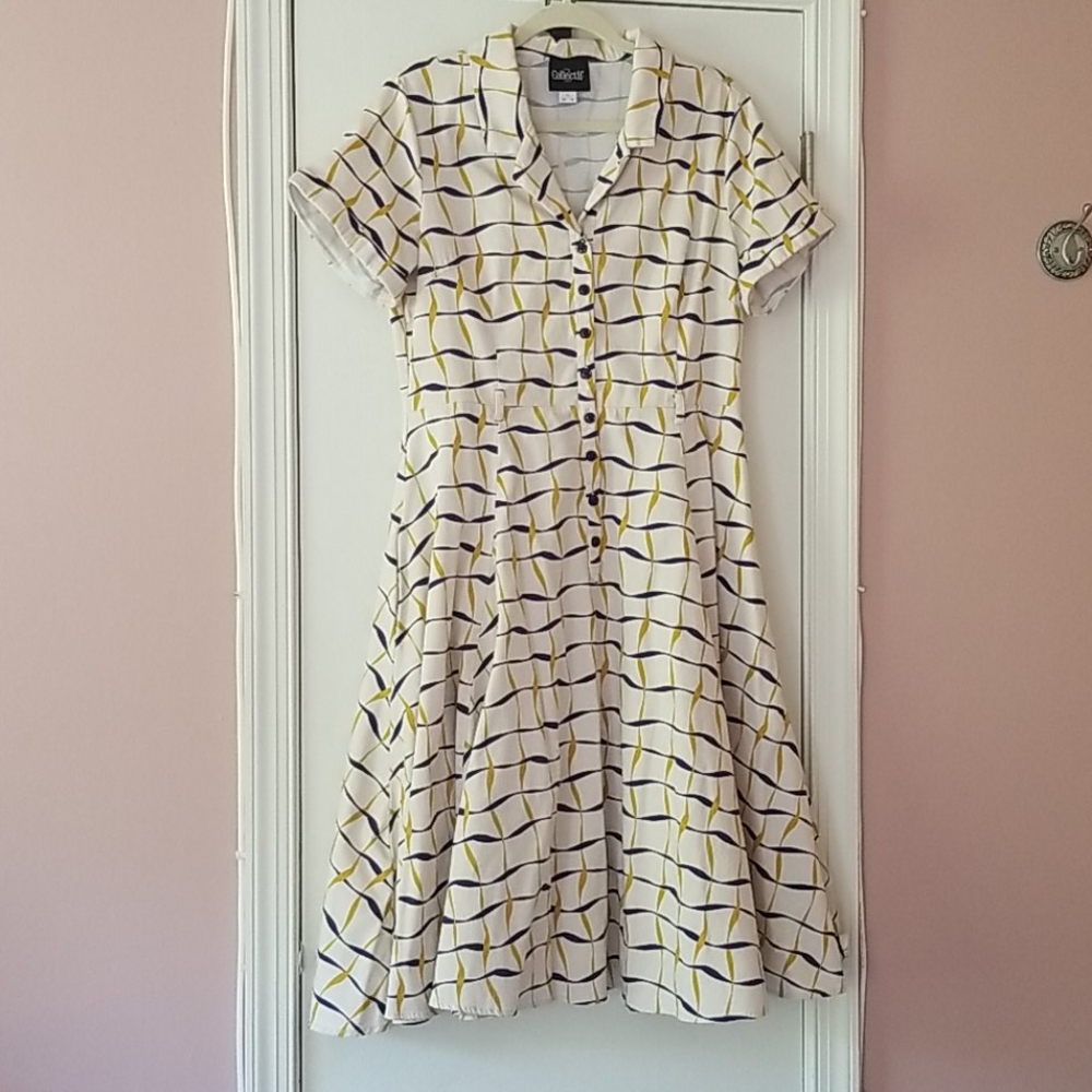 Collectif Caterina mid century pattern XL
